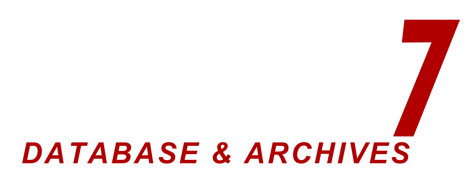 CIPHER7 DATABASE